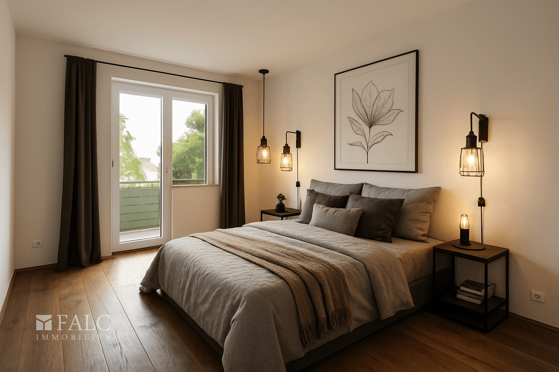 Einrichtungsbeispiel Schlafzimmer